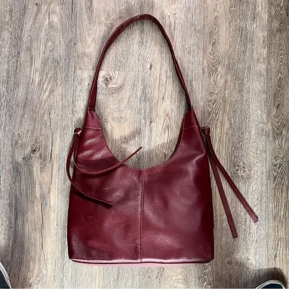 Laggo Bella Hobo Bag Burgandy - Picture 2 of 8